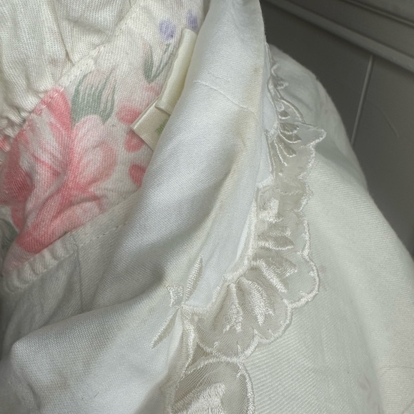 Victoria's Secret Gold Label Floral Cotton Robe and gown set size L set - Picture 7 of 11